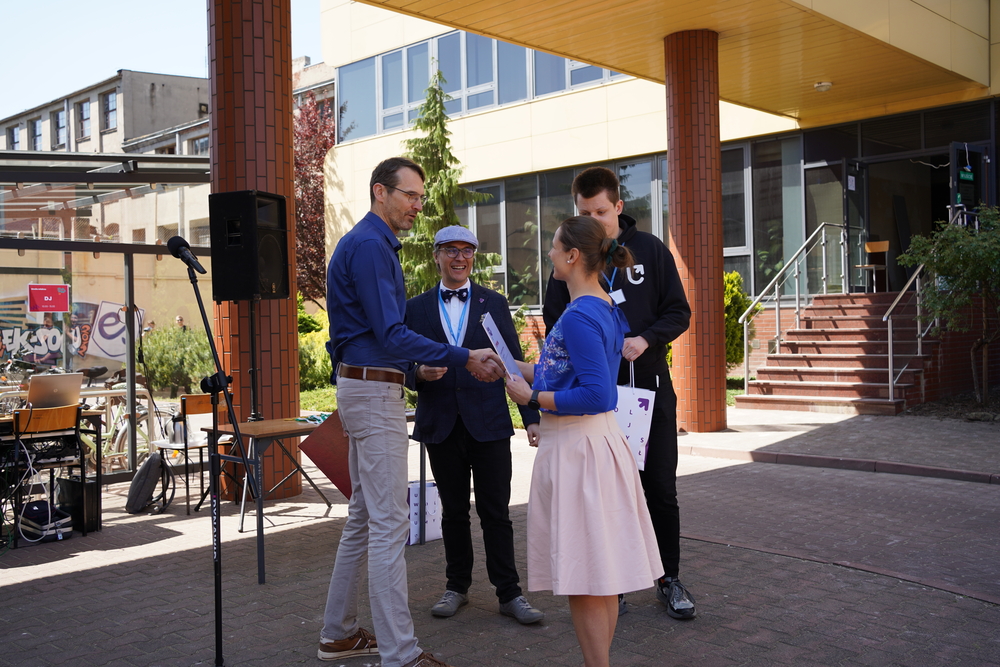 Gratulacje dla dr Eleonory Ratowskiej-Dziobiak od prof, R. Matery