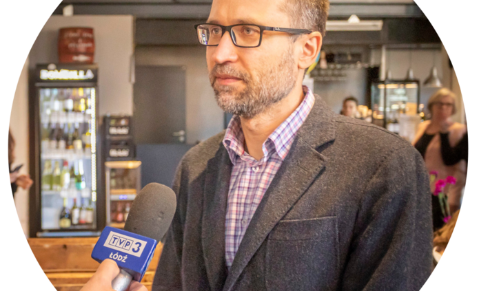 portret prof. Piotra Krajewskiego