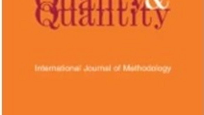 okładka  Quality & Quantity International Journal of Methodology